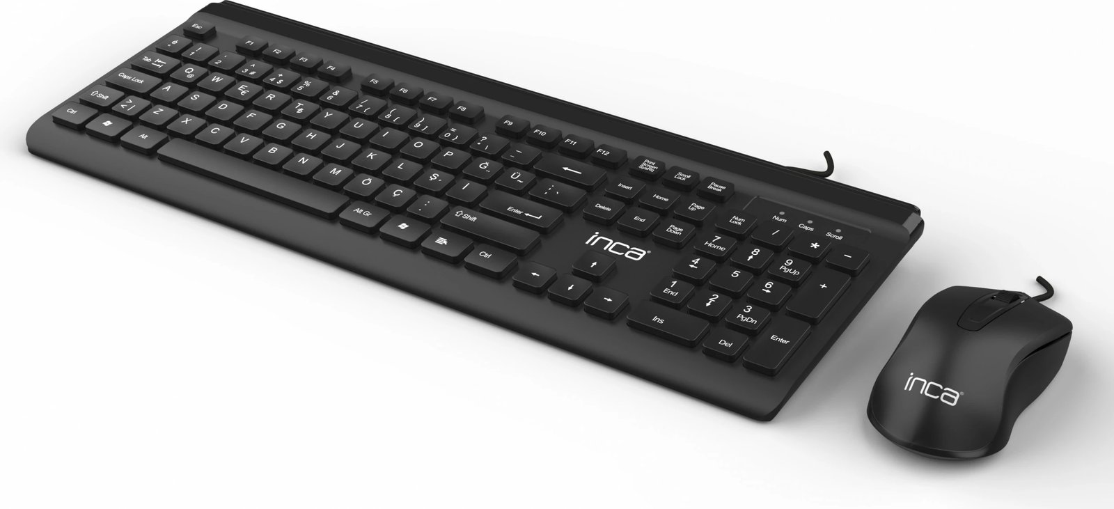 Kasë Inca IMK-377, USB 3.0, dizajn ergonomik, 1.45m, e zezë