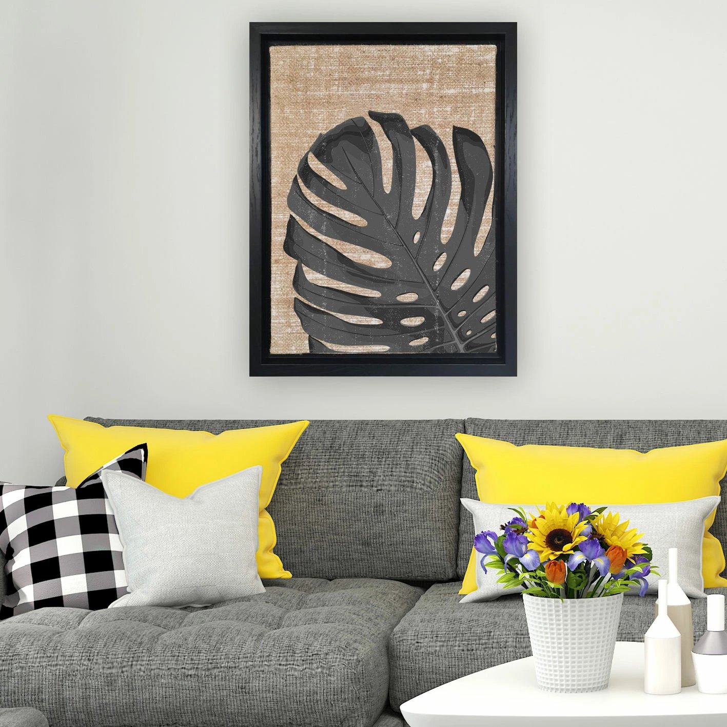 Pikturë dekorative në kanavacë, shumëngjyrëshe, Wallity, LSJ319140044263 - 6696, 66x96cm