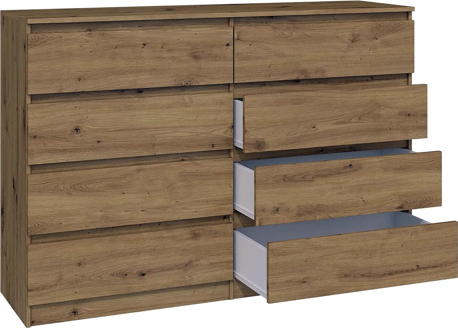 Komodë me sirtarë Rustic 8S