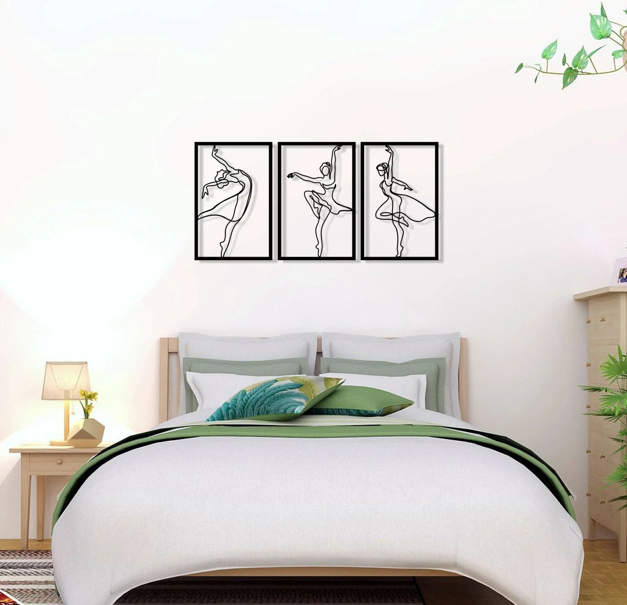 Aksesor dekorativ metalik për mur, Wallity, Zumra