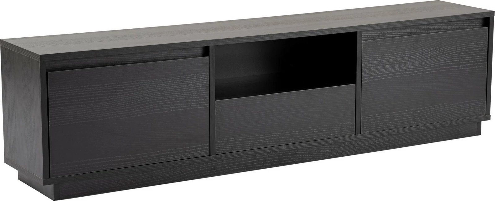 Komodë TV Nordure, Vanguard, ngjyrë dru e zezë