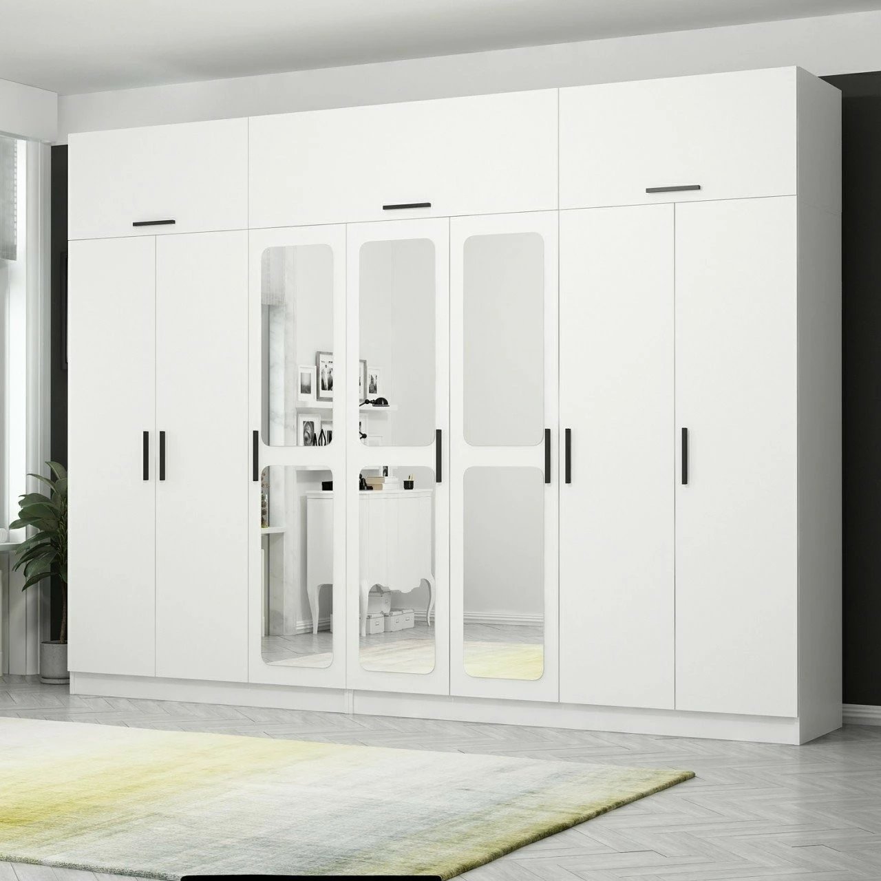 Dollap Skye Decor, i bardhë, 3948