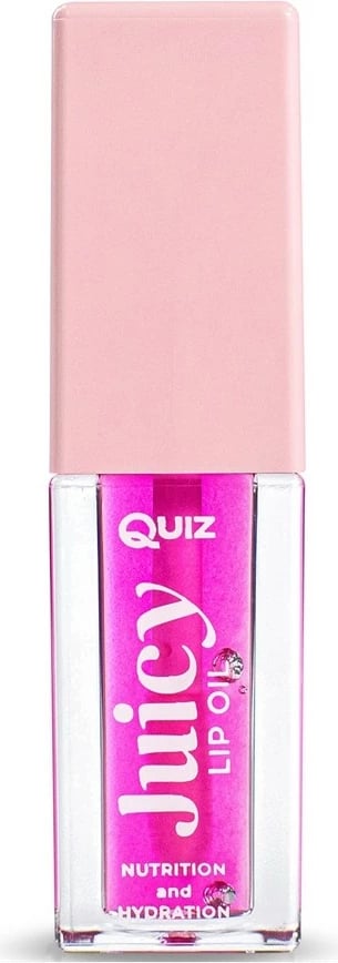 Vaj për buzë për femra Quiz Cosmetics Juicy Lip Oil Vegan Bright Rose 5ml