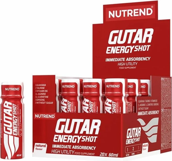 Gutar Energy Shot 20x60ml Natyral