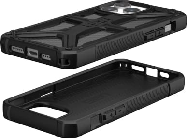 Mbështjellës UAG Monarch për iPhone 15 Pro Max, karbon i zi