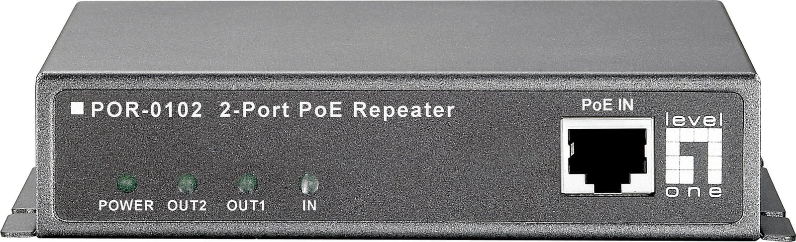 Repeater rrjeti LevelOne POR-0102, 2 porte, PoE, i zi
