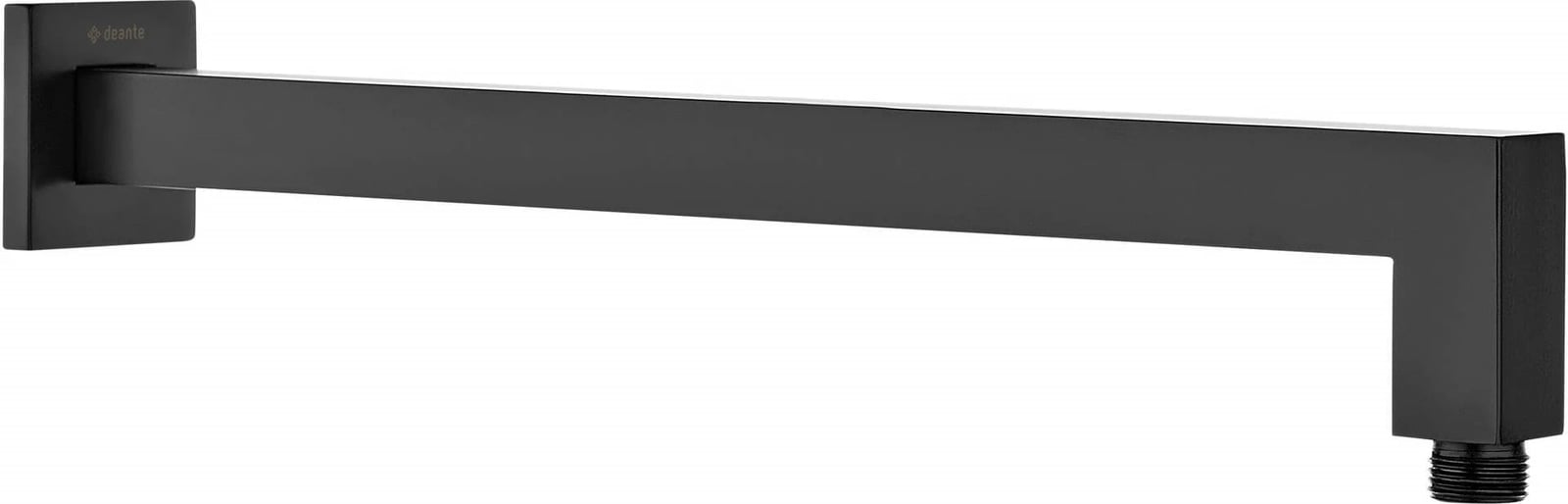 Spout dushi deante, i montuar në mur, 375 mm, i zi