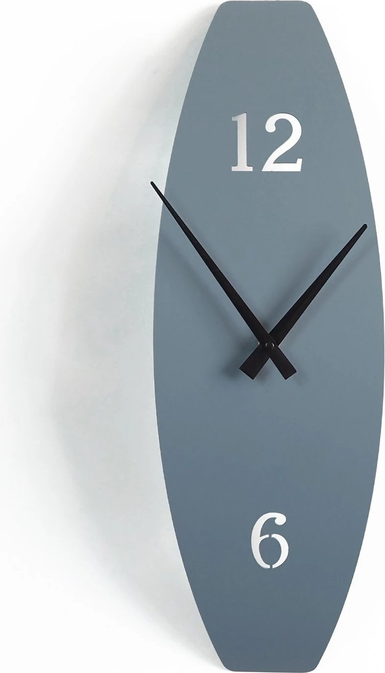 Orë muri dekorative metalike, ngjyrë blu, Wallity, APS137MCB, 15x46cm