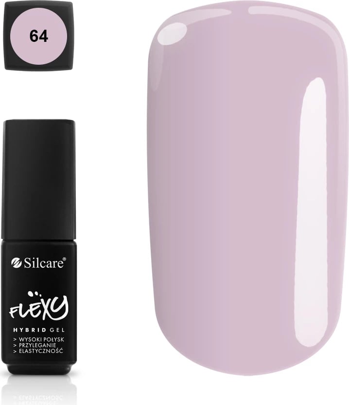Llak për thonj Silcare Flexy Hybrid Gel 64, 4.5g