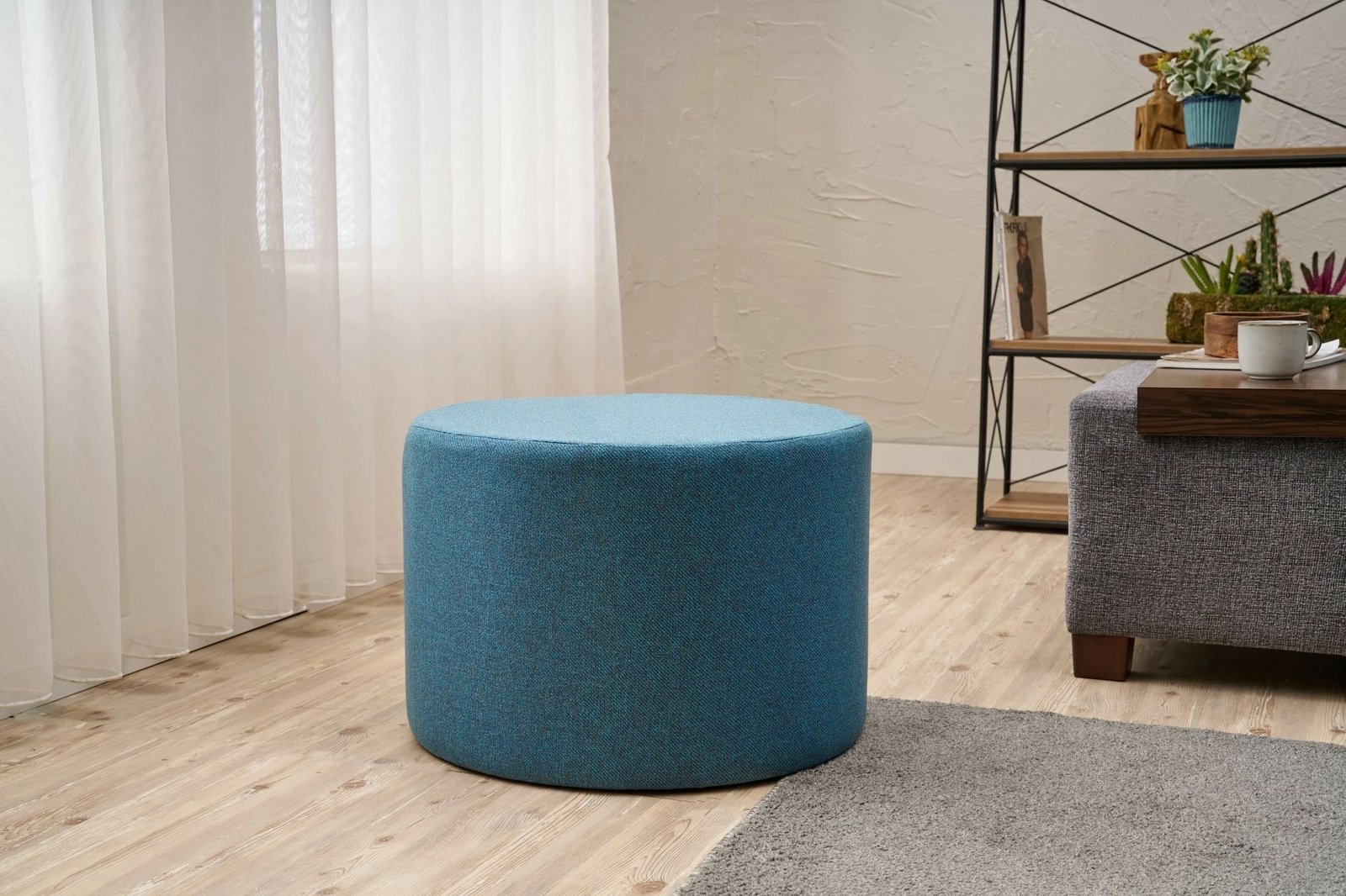 Puf Atelier del Sofa, ngjyrë kaltër, Likya