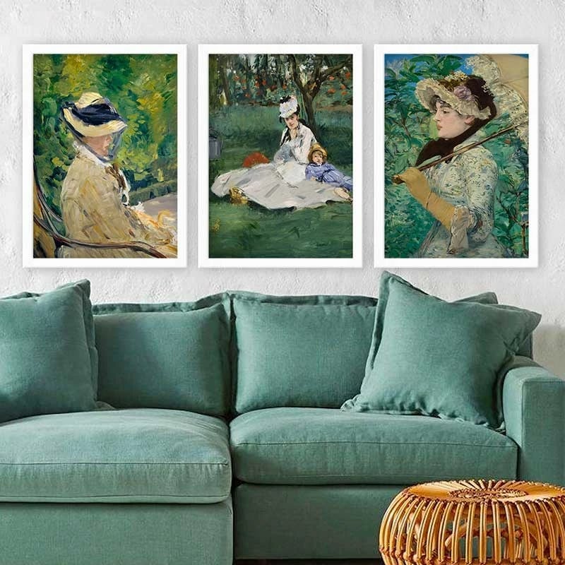 Pikturë dekorative me kornizë (3 copë), Wallity, 3BC_UN145358 _3545