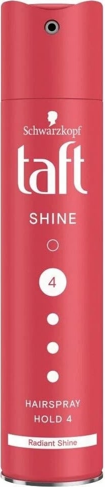 Llak për flokë Taft 250 ml, Shine 4