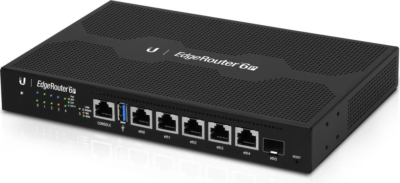Router Ubiquiti EdgeRouter 6P, Ethernet WAN, Gigabit Ethernet, i zi