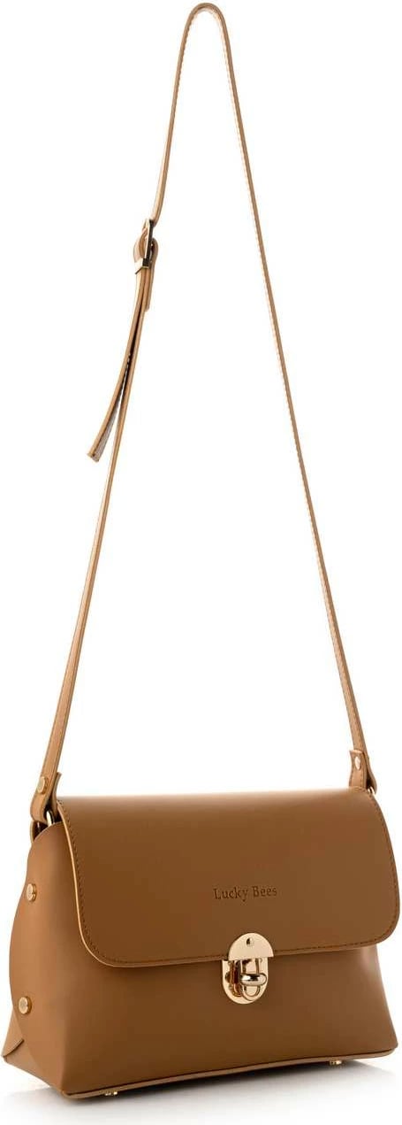 Çantë krahu/crossbody Lucky Bees, ngjyrë mustard, 1278
