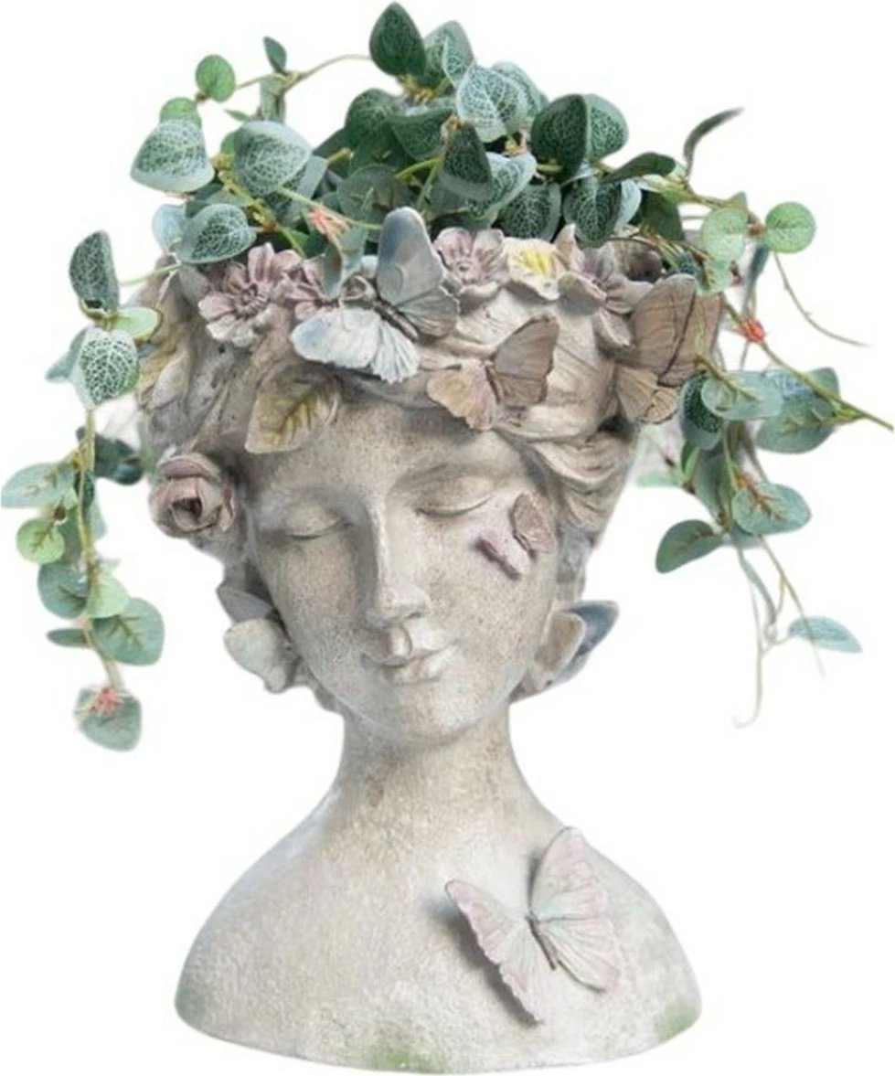 Vazo Evila Originals, Kelebek, bezhë, 43x32x32cm Vazo Evila Originals, Kelebek, bezhë, 43x32x32cm