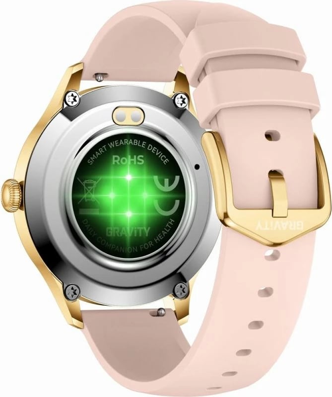 Smartwatch Gravity për femra, gold