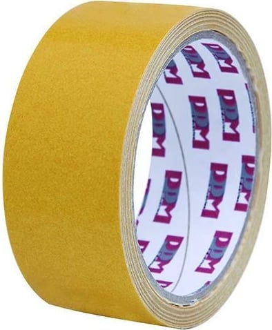 Shirit ngjitës dyanshëm Bostik për tepih, 38mm x 5m, Verdhë