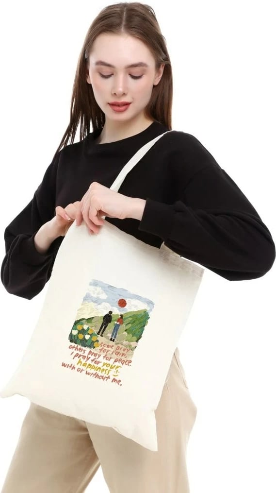 Torbë Tote Zoozie Bags, krem, 0374