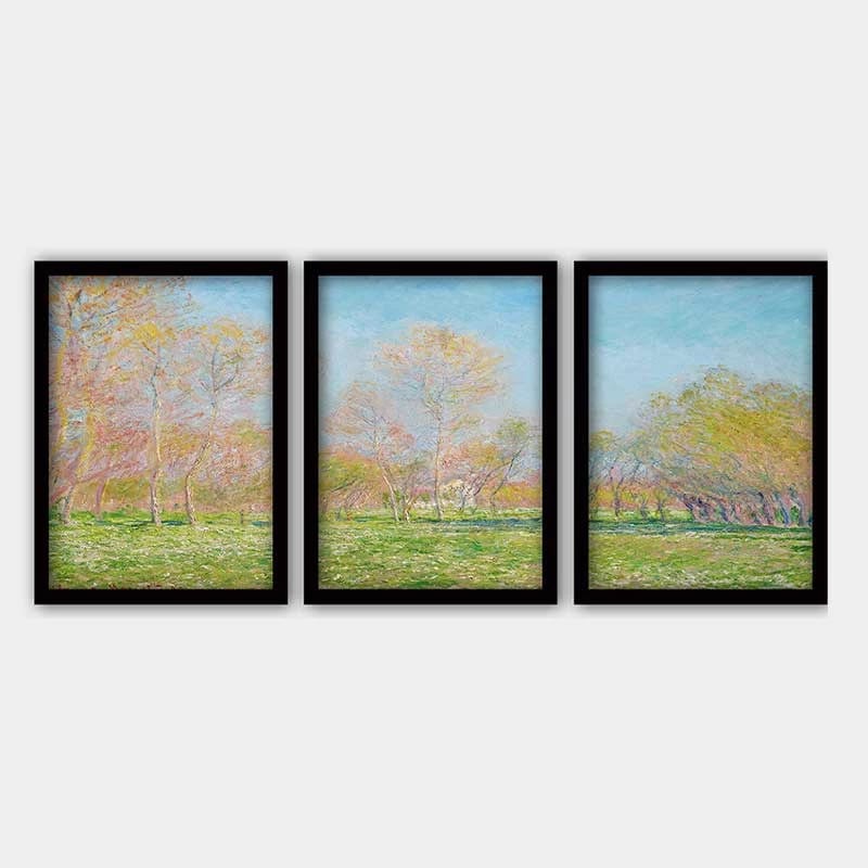 Pikturë dekorative me kornizë (3 copë), Wallity, 3SC_UN3896329_3545