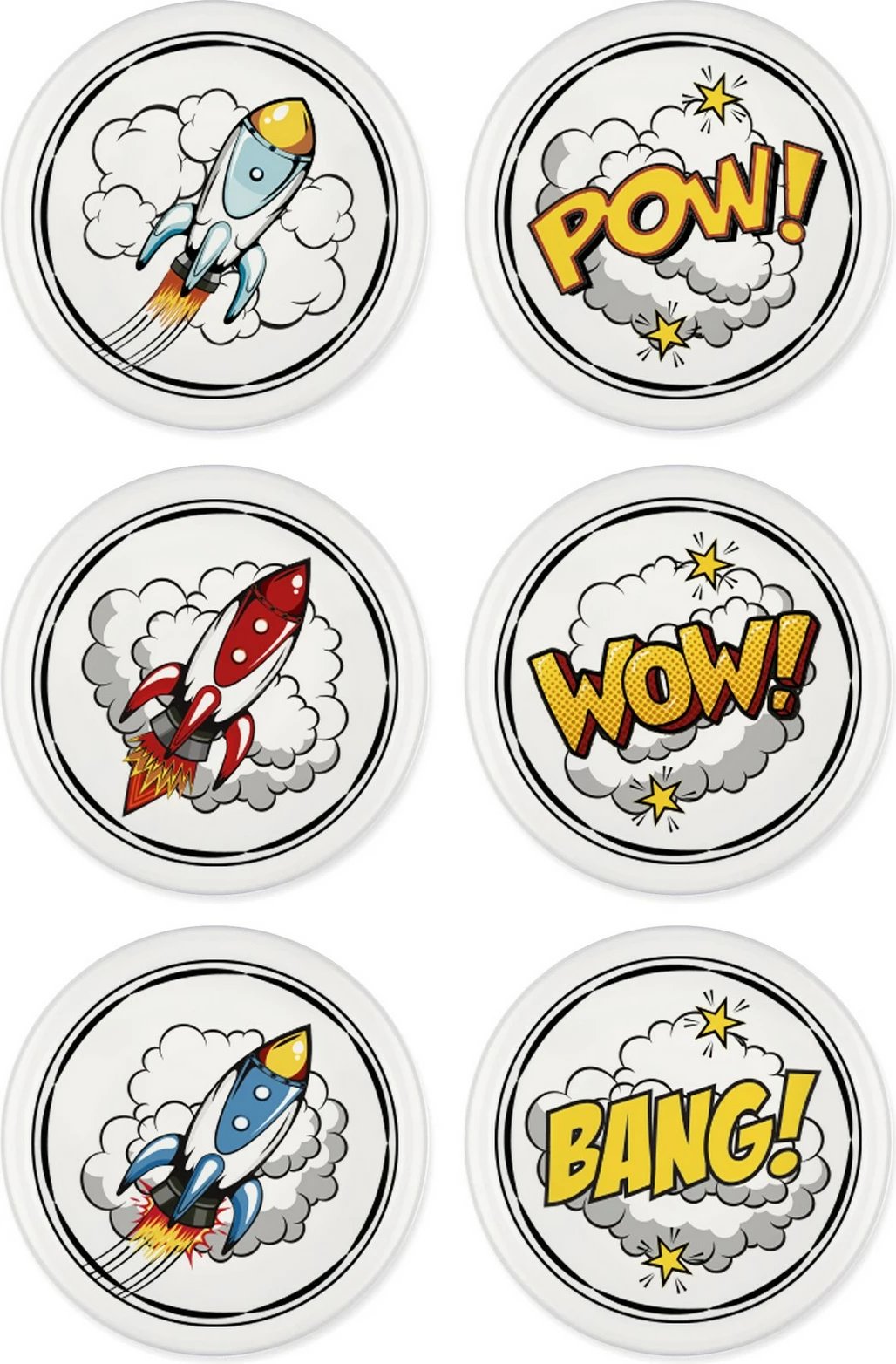 Set pjatash të vogla për meze (6 copë), Hermia, POP053