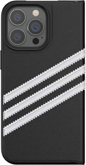 Mbështjellës Adidas OR Booklet Case PU për iPhone 13/13 Pro 6.1", zi-bardhë