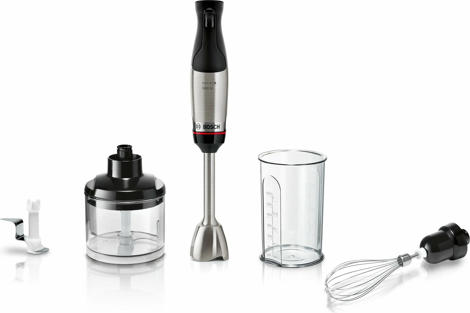 Blender Bosch Serie 6 MSM6M622, 0.6 L, 1000 W, Inox, i zi