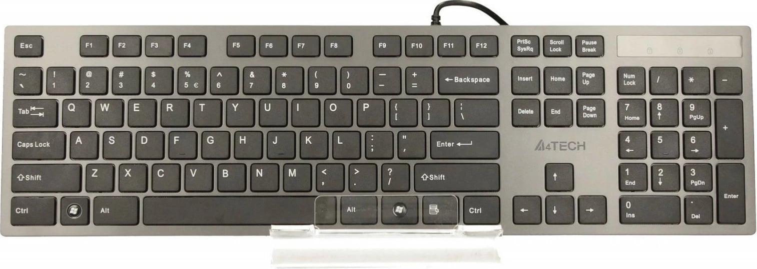 Tastierë A4 Tech KV-300H, me kabllo USB, Gri