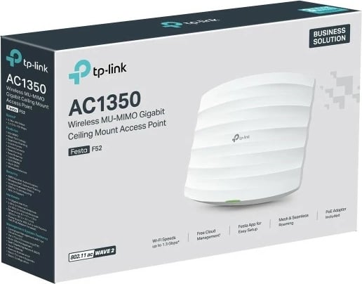Access point TP-Link FESTA F52, 2.4 GHz, 5 GHz, 867 Mbit/s, Bardhë