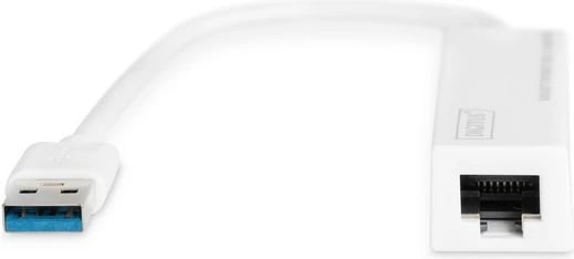 Adapter rrjeti USB 3.0 në Gigabit Ethernet Digitus DN-3023, i bardhë Adapter rrjeti USB 3.0 në Gigabit Ethernet Digitus DN-3023, i bardhë