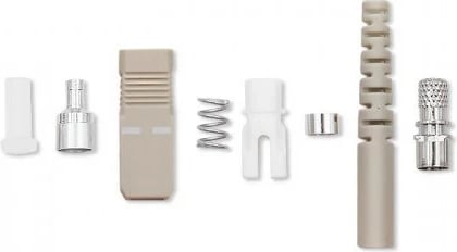 Konektorë optikë Qoltec SC, Multimode, 2.0mm, set montimi, 200 copë