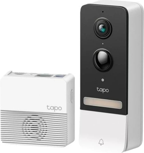 Zile dere smart me video, TP-Link Tapo D230S1, Wi‑Fi, komplet me zile të brendshme, bardhë