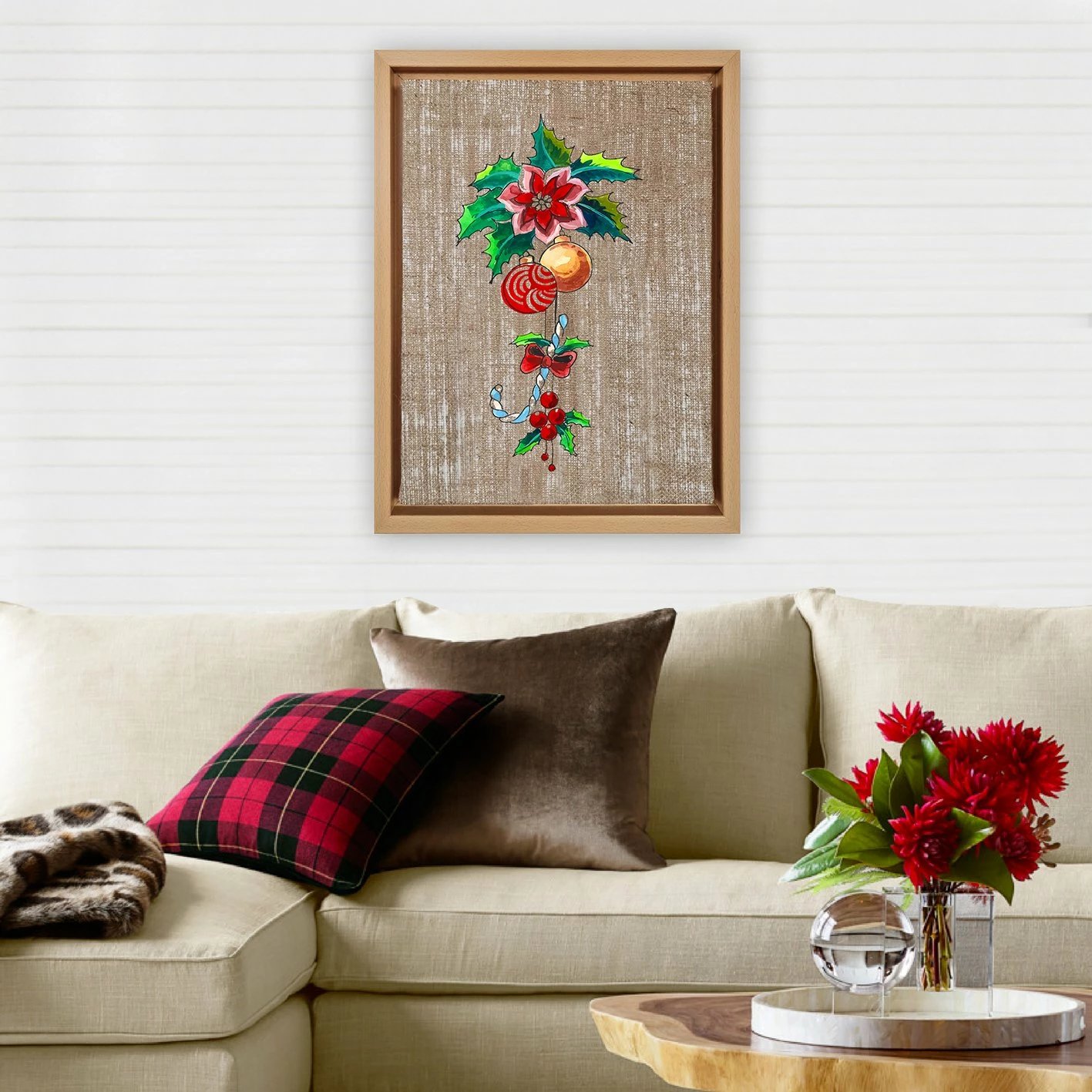 Pikturë dekorative në kanavacë me kornizë, shumëngjyrëshe, Wallity, NLJ400749_6696