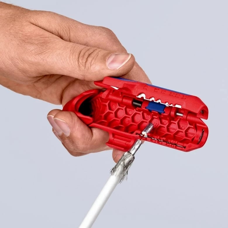 Knipex ErgoStrip, Mbështjellës kabllosh, Kuq Knipex ErgoStrip, Mbështjellës kabllosh, Kuq