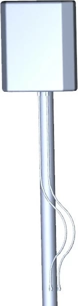 Antena MIMO ALLNET ALL19103, 5 dBi, SMA, Polarizim i dyfishtë, Gri