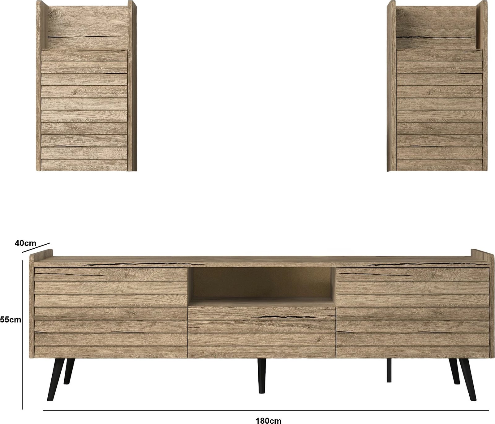 Komodë TV Hanah Home, ngjyrë arre, FRN-7000-1