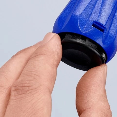 Prerëse tubash Knipex 90 31 03 BK, për bakër, bronz, çelik, 260mm, blu/kuqe
