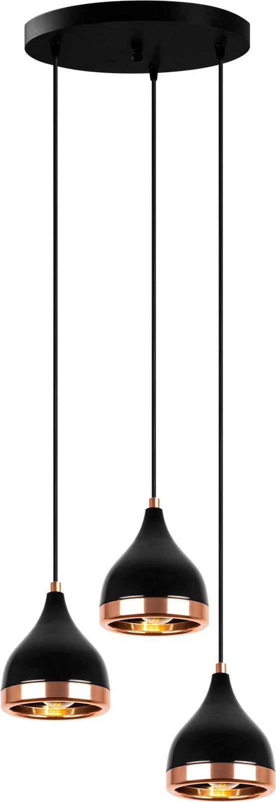 Llambë tavani Opviq, Yıldo - 7036, e zezë dhe bakri, lartësi e rregullueshme