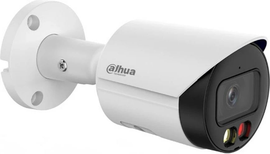 Kamerë sigurie DAHUA IPC-HFW2449S-S-IL-0280B, IP67, me kabllo, e bardhë