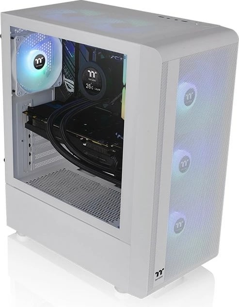 Kasë Thermaltake S200 Tempered Glass ARGB, Midi Tower, e bardhë