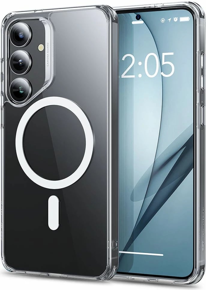 Mbështjellës ESR Classic Hybrid HaloLock për Samsung Galaxy S25+, Transparent