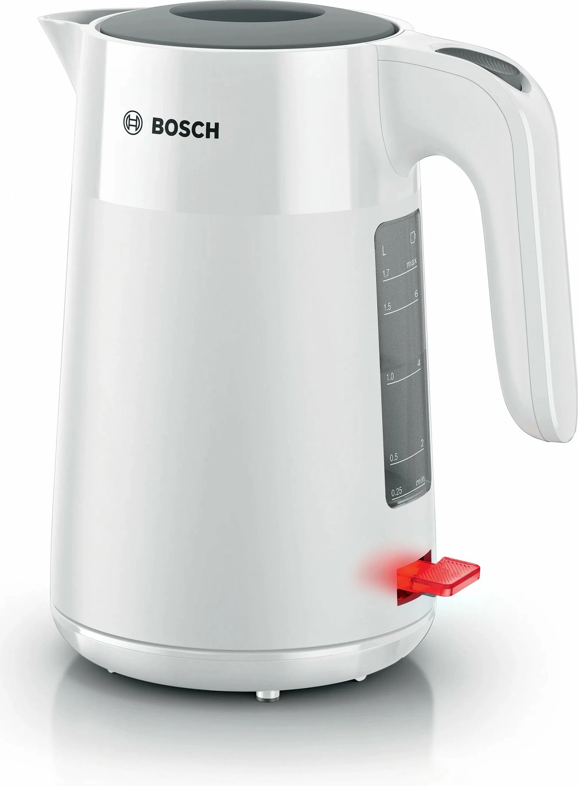 Çajnik Bosch TWK2M161, 1.7 L, 2400 W, Plastikë, Bardhë