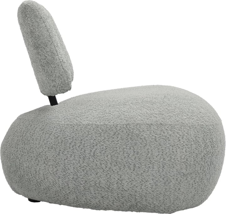 Karrige Stonie, stof bouclé, ngjyrë e gjelbër, 67x73x67cm