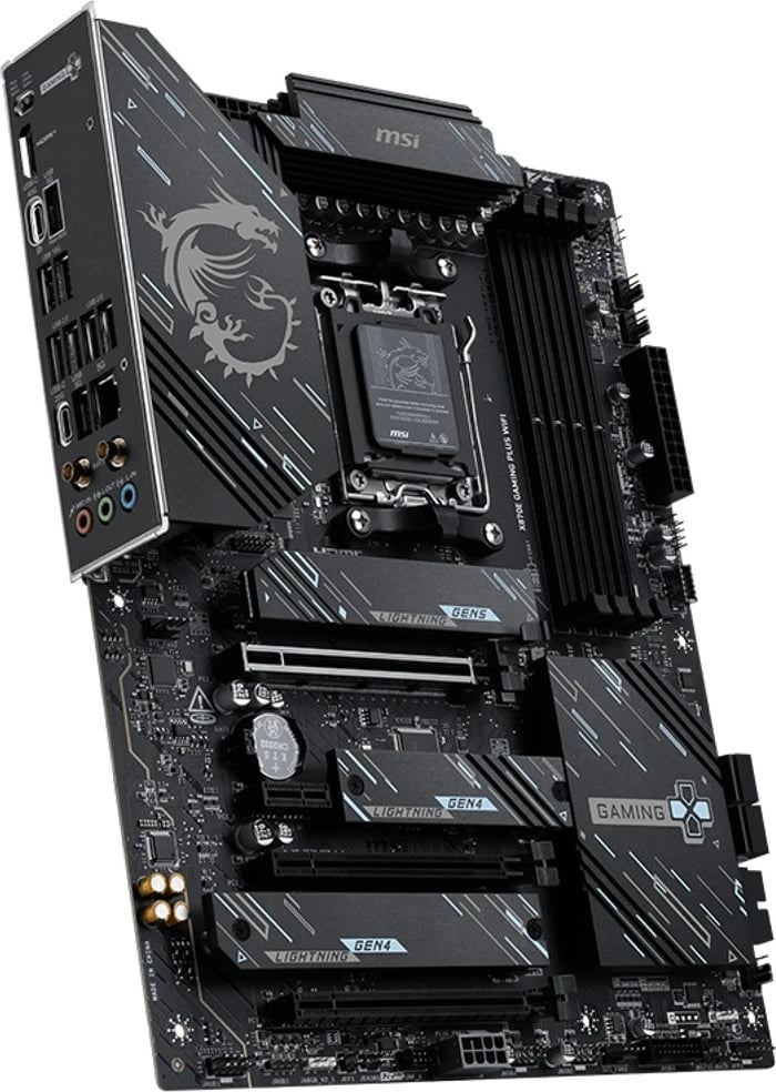 Pllakë amë MSI X870E GAMING PLUS WIFI, Socket AM5, ATX, Wi-Fi 5, Bluetooth 4