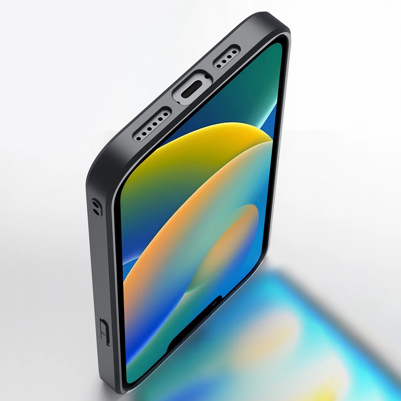 Mbështjellës Dux Ducis Fino për iPhone 14 Plus, najlon, i zi