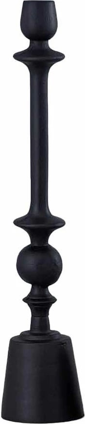 Mbajtëse qirinjsh ANTIQUA, alumin i zi, 9x9x45cm