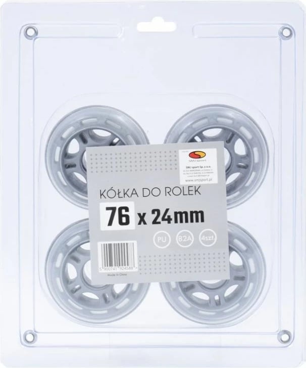 Rrota rollera SMJ, transparente