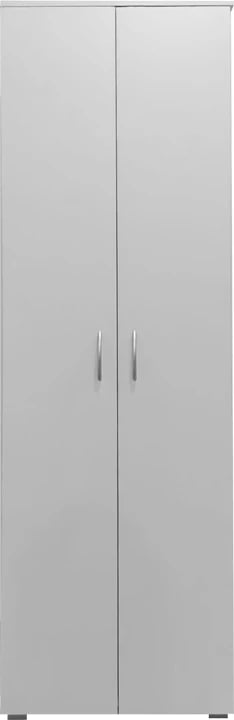 Dollap për këpucë dhe rroba, ngjyrë e bardhë, 58x34x186cm