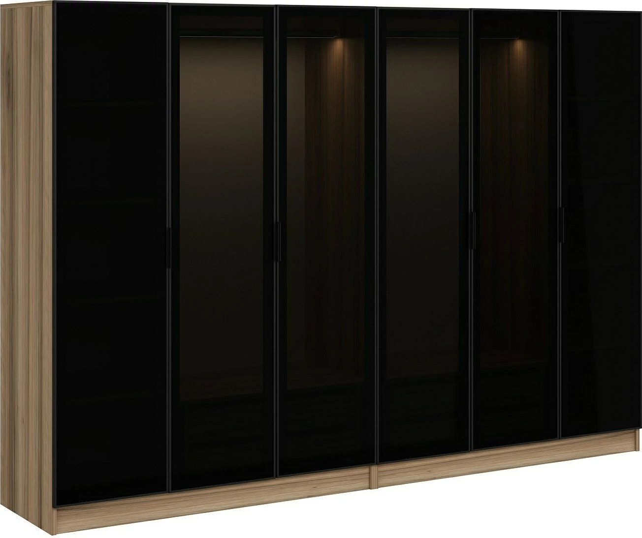 Dollap garderobe Skye Decor, ngjyrë fume, 7651