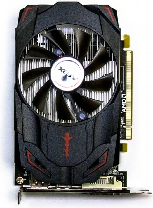 Kartelë grafike AFOX Radeon RX 550 AFRX550-4096D5H4 4GB GDDR5 128-bit DVI/HDMI/DisplayPort, e zezë