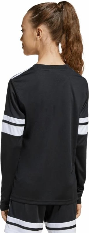 Fanellë me mëngë të gjata për fëmijë adidas, e zezë dhe e bardhë